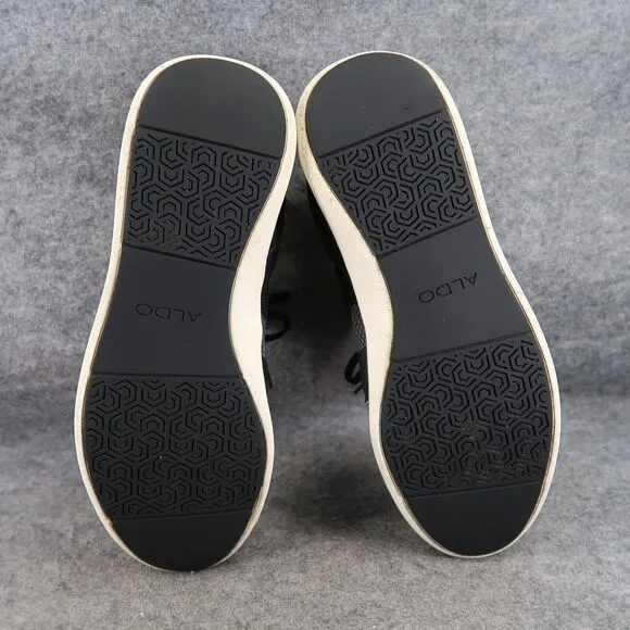 Aldo Shoes Mens 10 Sneakers Derik Athletic Knit Lifestyle Comfort Active Black