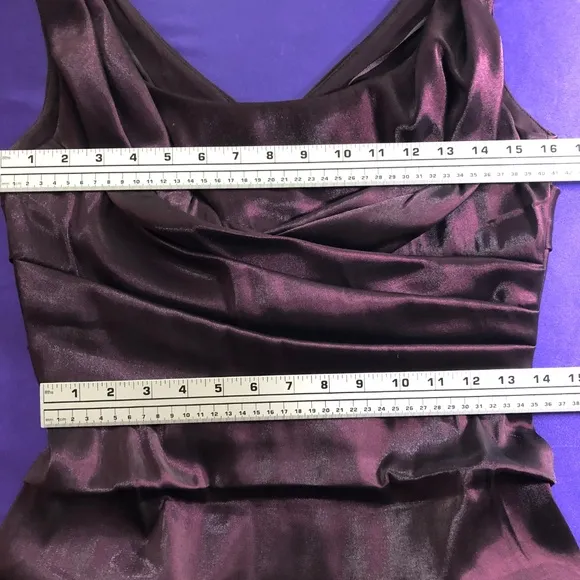 💜Alex &amp; Eve Cocktail- Prom Dress Waterfall Optic