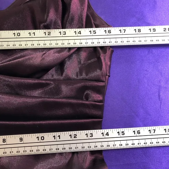 💜Alex &amp; Eve Cocktail- Prom Dress Waterfall Optic