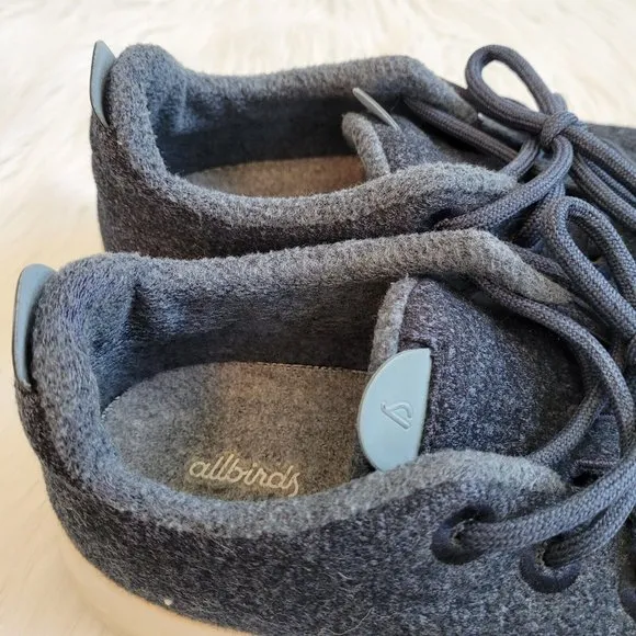Allbirds Mens Merino Wool Runners Running Shoes Size 12 Navy Blue Mizzles 14960