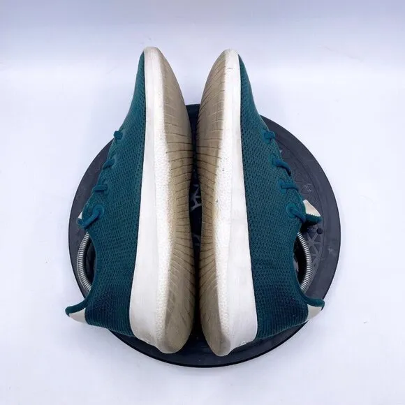 Allbirds Mens Tree Runners 1021 RM1 Emerald Green Running Shoes Sneakers Size 12