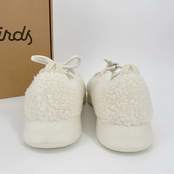 Allbirds Mens Wool Runner Fluff White Running Shoes Size 11 Natural Sneakers