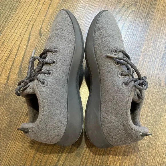 Allbirds Mens Wool Runner Mizzle Gray Running Shoes Size 11