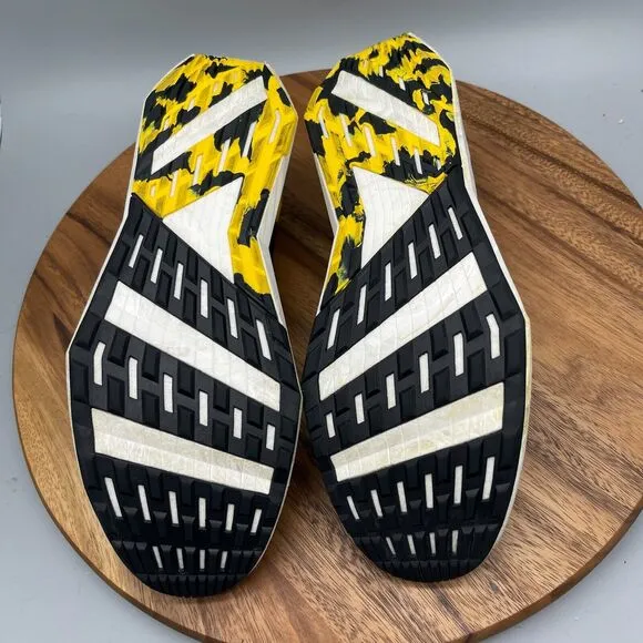 Allbirds Tree Flyer Silver Fern Shoes Mens Size 12.5 Black Yellow Blizzard
