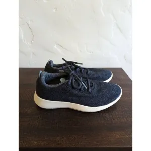 Allbirds Women's Wool Runner Mizzles Navy Blue Sneaker Shoes - Size 9