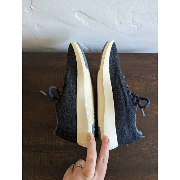 Allbirds Women's Wool Runner Mizzles Navy Blue Sneaker Shoes - Size 9