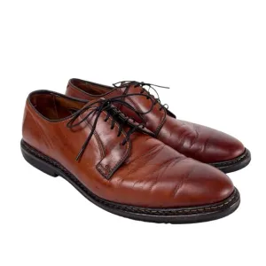 Allen Edmonds Badlands Brown Leather Lace Up Blucher Comfort Dress Shoes Sz 10 D