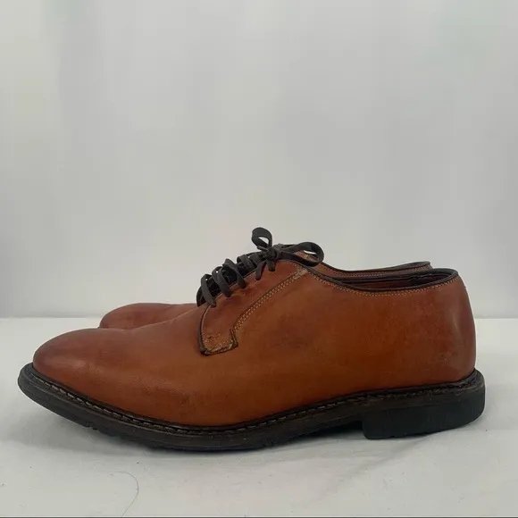 Allen Edmonds Badlands Leather Comfort Shoes in Brown Size 9