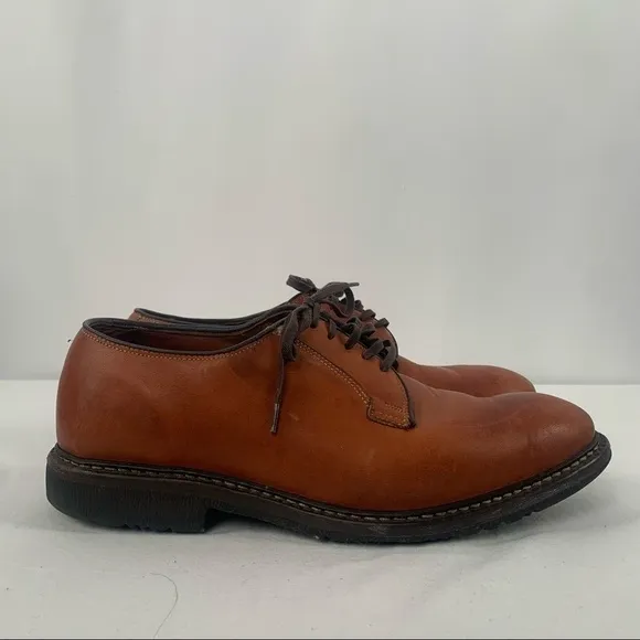 Allen Edmonds Badlands Leather Comfort Shoes in Brown Size 9