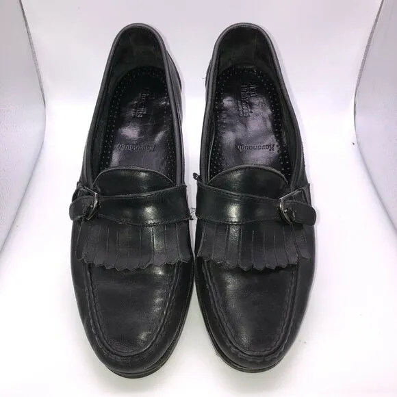 Allen Edmonds Black Leather Kavanaugh Loafers