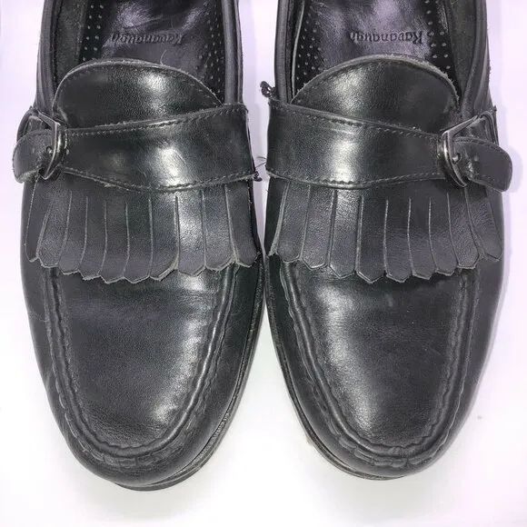 Allen Edmonds Black Leather Kavanaugh Loafers