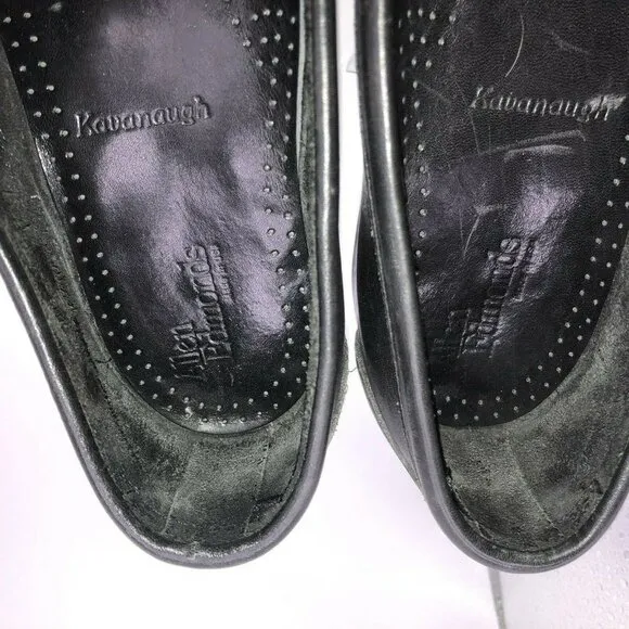 Allen Edmonds Black Leather Kavanaugh Loafers
