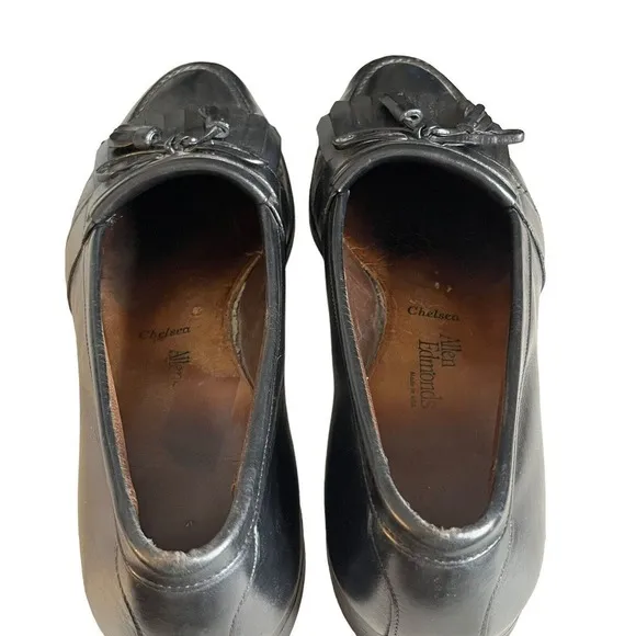 Allen Edmonds Chelsea Mens 11.5 AA Shoes Kiltie Tassel Loafers Made in USA Black