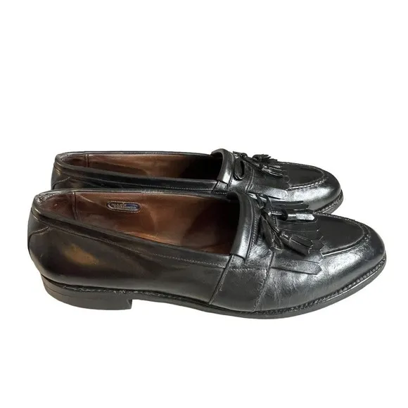 Allen Edmonds Chelsea Mens 11.5 AA Shoes Kiltie Tassel Loafers Made in USA Black