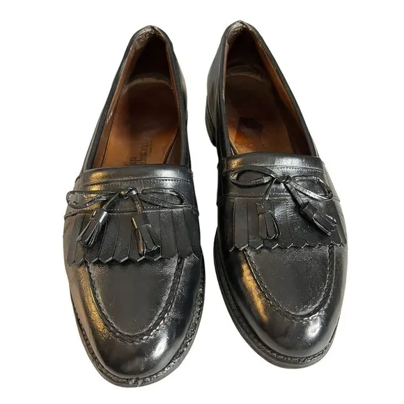 Allen Edmonds Chelsea Mens 11.5 AA Shoes Kiltie Tassel Loafers Made in USA Black