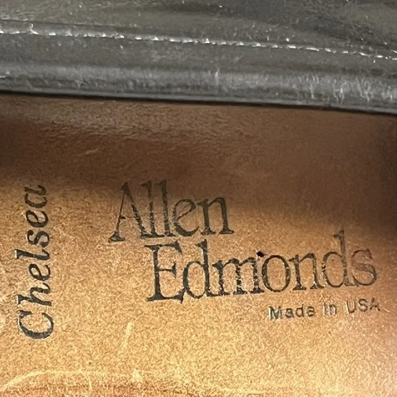 Allen Edmonds Chelsea Mens 11.5 AA Shoes Kiltie Tassel Loafers Made in USA Black