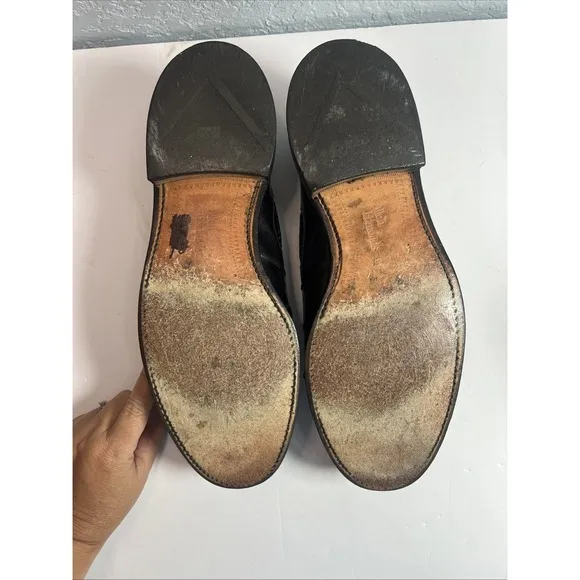 Allen Edmonds Cody Mens Shoes Size 10.5D Tassel Slip On Loafers  Black Leather