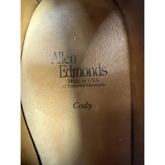 Allen Edmonds Cody Mens Shoes Size 10.5D Tassel Slip On Loafers  Black Leather