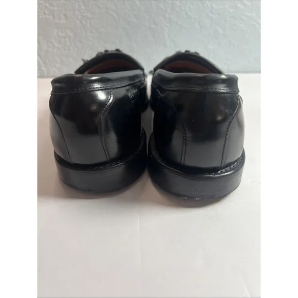 Allen Edmonds Cody Mens Shoes Size 10.5D Tassel Slip On Loafers  Black Leather
