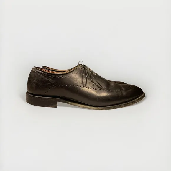 Allen Edmonds Fairfax Black Wholecut Wingtip Men's Shoes Size 10.5 D Loafers