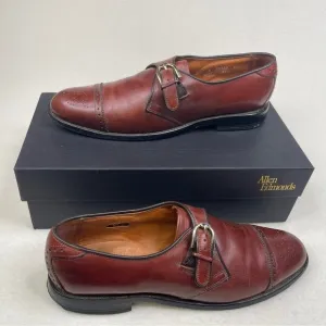 Allen Edmonds Hillsboro Shoes Mens 11 Leather Monk Strap Brogue