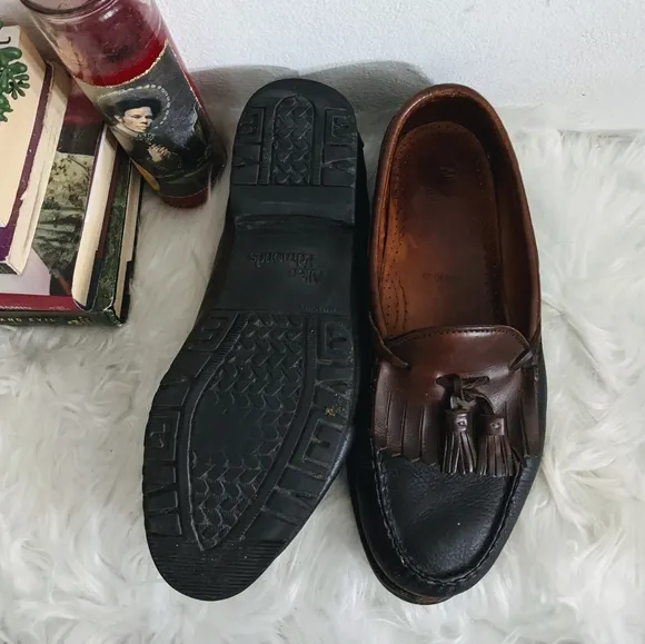 Allen Edmonds Leather Nashua Slip On Loafers Shoes