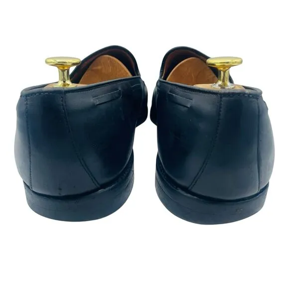 Allen Edmonds Loafers Mens 13D Black “Grayson” 8217 Leather Tassle Shoes