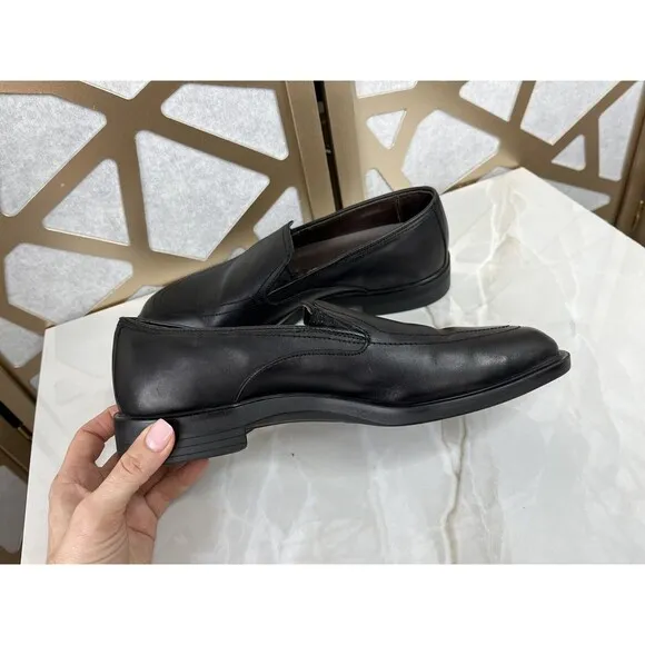 Allen Edmonds loafers Slip On Black Leather 10 D Casual Shoes Men