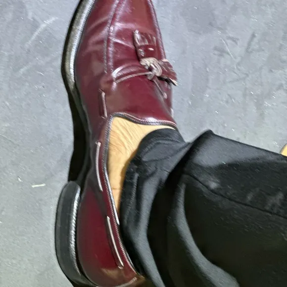 Allen Edmonds Men's Burgundy Leather Loafers