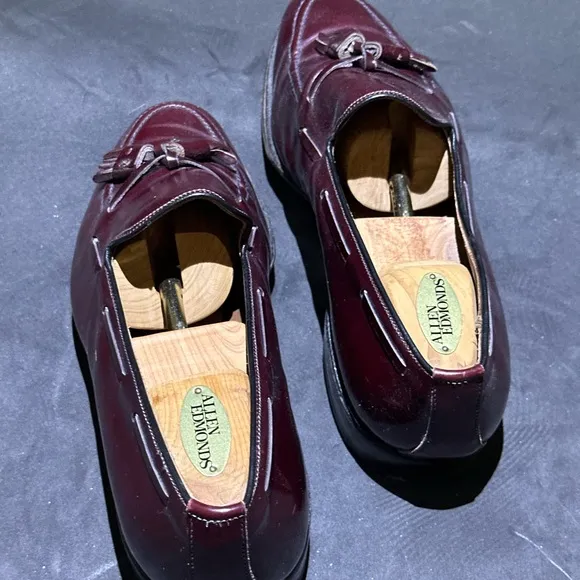 Allen Edmonds Men's Burgundy Leather Loafers