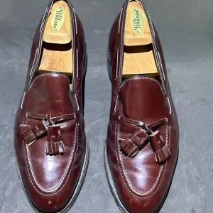 Allen Edmonds Men's Burgundy Leather Loafers