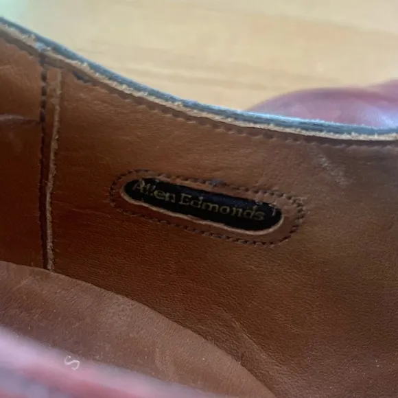 Allen Edmonds Monk Strap Shoes in Ox Blood Color