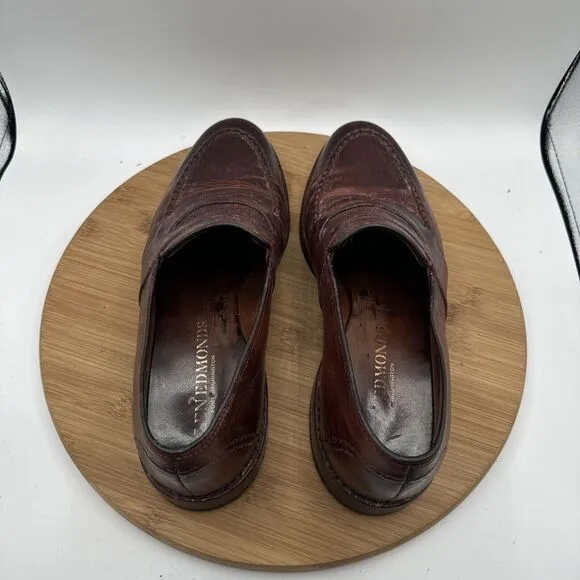 Allen Edmonds Randolph Loafers Men’s Size 8.5 D Dress Shoes Brown Leather