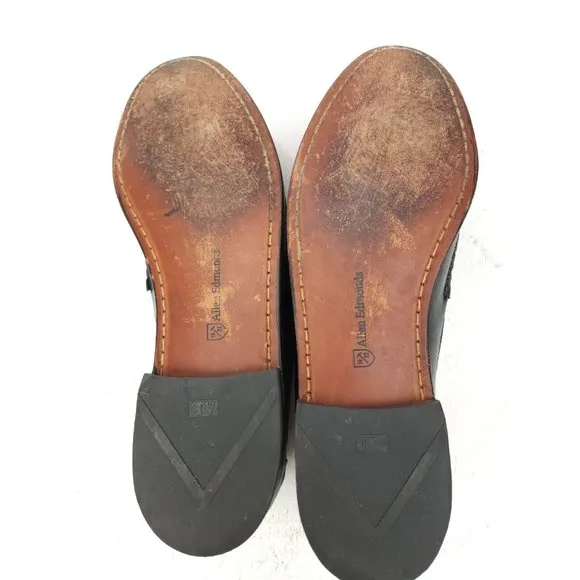 Allen Edmonds SCHREIER  Men's Tassel Loafers 11 B Black Dress Shoes DISCONTINUED
