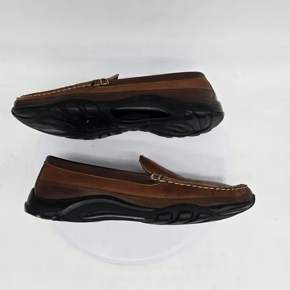 Allen Edmonds Shoe Mens 9 D Boulder Shoes Loafers Leather Brown