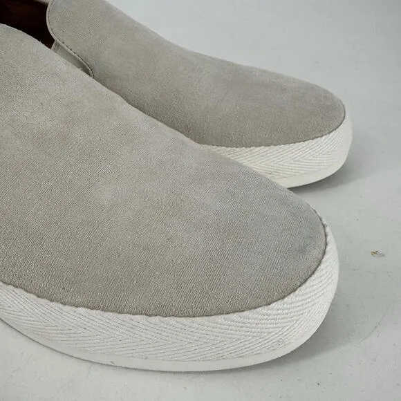 Allen Edmonds shoes mens 9d gray holden slip on casual loafers beach casual