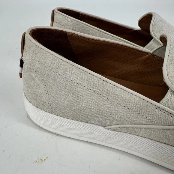 Allen Edmonds shoes mens 9d gray holden slip on casual loafers beach casual