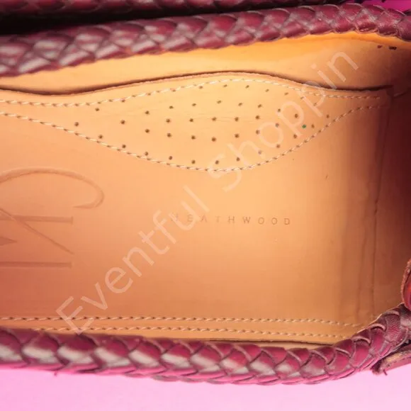 Allen Edmonds Shoes Womens 9B Brown Loafer Leather Kiltie Strap Maine Heathwood