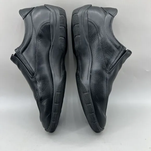 Allen Edmonds Weekender Loafers Men Size 8 EEE Wide Black Leather Slip On Shoes