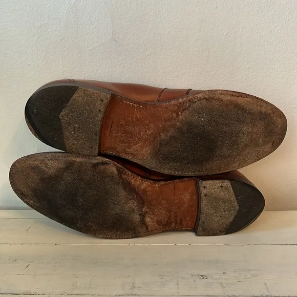 Allen Edmonds: “Westchester” Brown Slip On Penny Loafers Men’s 10.5