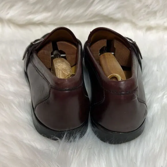 Allen Edmonds Walden Oxblood Leather Slip On Loafer Shoes Men's Size 10 B26