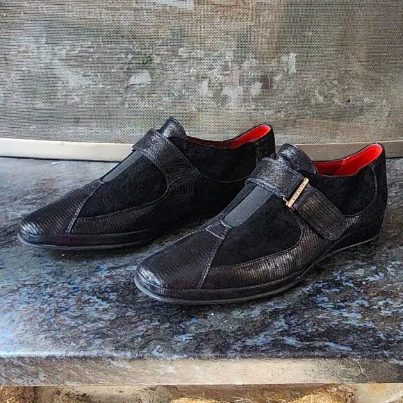 Amalfi By Rangoni Egadi Monk Strap Moccassin Shoes Size 10