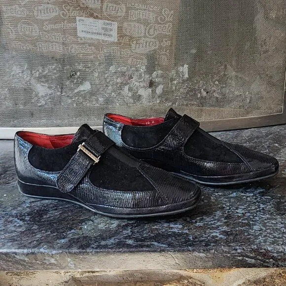 Amalfi By Rangoni Egadi Monk Strap Moccassin Shoes Size 10