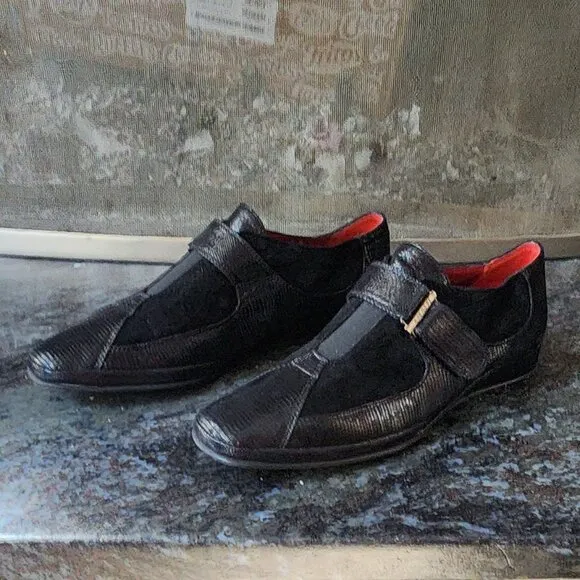 Amalfi By Rangoni Egadi Monk Strap Moccassin Shoes Size 10