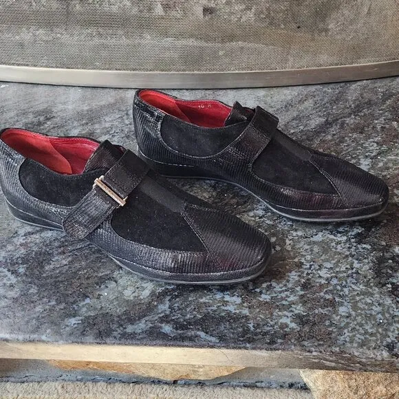 Amalfi By Rangoni Egadi Monk Strap Moccassin Shoes Size 10