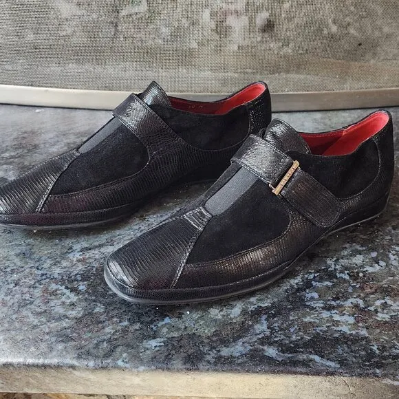 Amalfi By Rangoni Egadi Monk Strap Moccassin Shoes Size 10