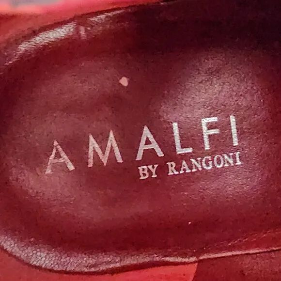 Amalfi By Rangoni Egadi Monk Strap Moccassin Shoes Size 10