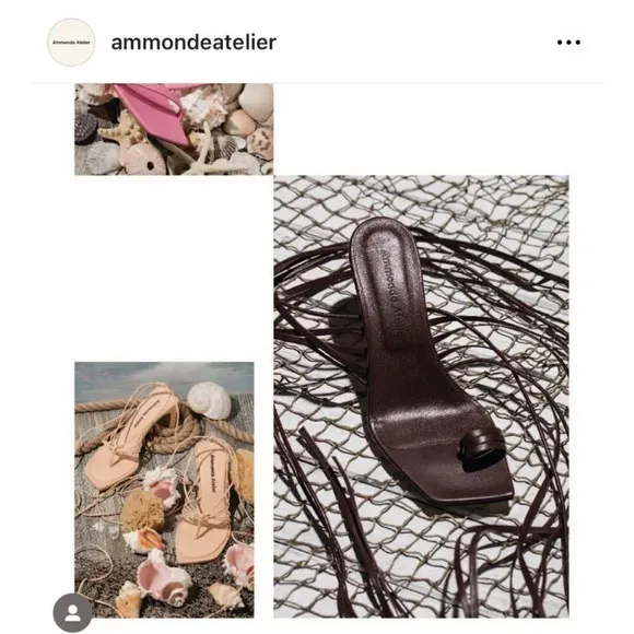 A'mmonde Atelier Aria 75 Multi Strap in Brown 37 7 Womens