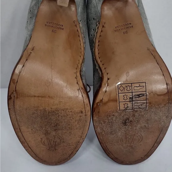 ANGELA SCOTT Gray Women's Shoes size 8 preOwned Exellent condition