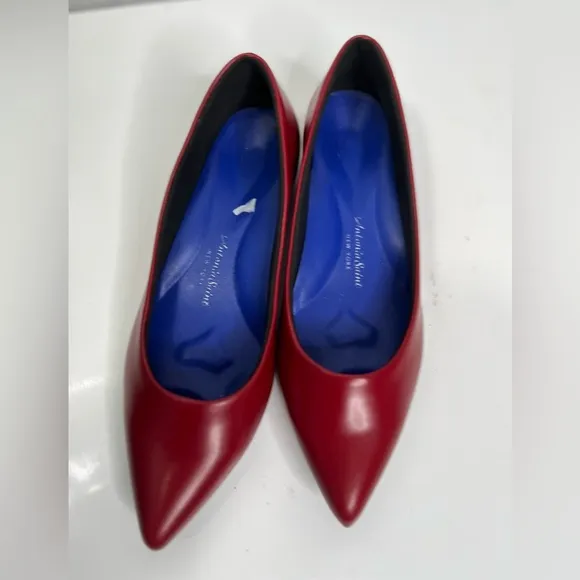 Antonia Saint Brooklyn red comfort shoes, like new